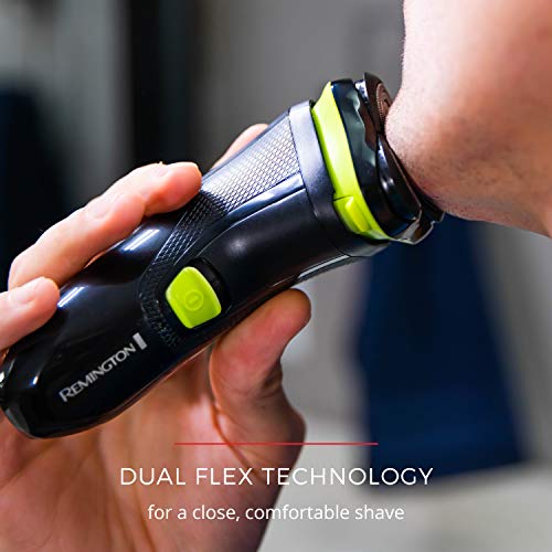 Remington Ultrastyle Rechargeable Rotary Shaver Black/Neon Green - 1 Count