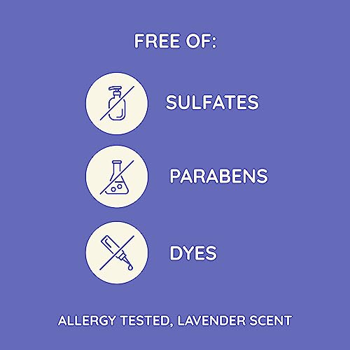 Aveeno Stress Relief Body Wash for Women & Men - Calming Lavender & Prebiotic Oat, 33 Fl Oz Pack of 6 - Sensitive Skin