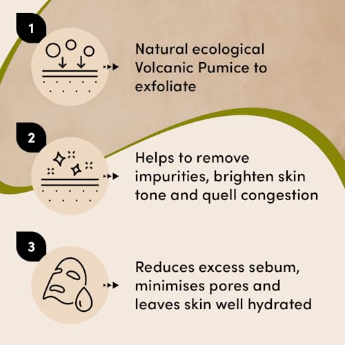 Urban Veda Purifying Exfoliating Face Scrub for Oily & Pimple Skin - Pack of 2, 4.2 Fl Oz