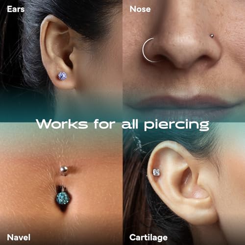 Studex Ear Piercing Care Gel ? Ear Piercing Aftercare Gel with Soothing Aloe Extract to Protect Skin & Promote Recovery, Safe for Sensitive Skin (.20 Fl Oz)
