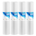 PurePlus 1 Micron 20x4.5 Inch Whole House Sediment Water Filter - 4 Pack, 30,000 Gallon Capacity