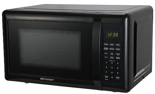 Emerson Compact Countertop Microwave Oven 0.7 Cu Ft 700W Black