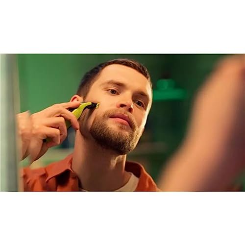 Electric Trimmer for Face & Body with Adjustable Comb and 360 Blade - Waterproof, Rechargable