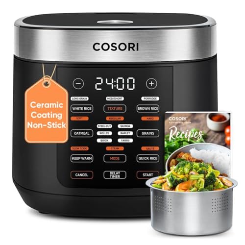 Rice Cooker 10 Cup Fuzzy Logic Ceramic Inner Pot 18-in-1 - Variation of This Listing