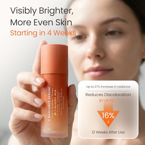 Beginner's Vitamin C Serum with Hyaluronic & Ferulic Acid - Brightening & Anti-Aging, 1.01 Fl Oz