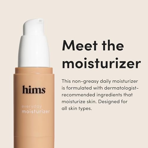 Men's Hyaluronic Acid Face Moisturizer - Hydrating, Non-Greasy, 1 Fl Oz