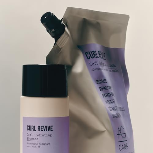 AG Care Curl Revive Hydrating Shampoo - New Collection, 33.8 Fl Oz, Vegan & Sulfate-Free
