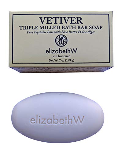 Vetiver Triple Milled Bath Bar Soap - Moisturizing Natural Ingredients