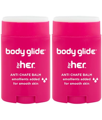 Body Glide For Her Anti-Chafe Balm 1.5oz 2 Pack - Sensitive Skin, Long-Lasting