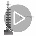 Silver Metal 11-Shelf Book Tower - Space Saving, Flippable Shelves