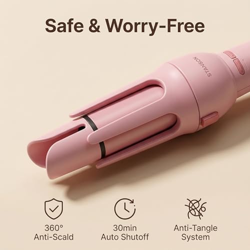 Automatic Hair Curler 1.25 Inch Barrel for Beach Waves & Salon-Style Curls
