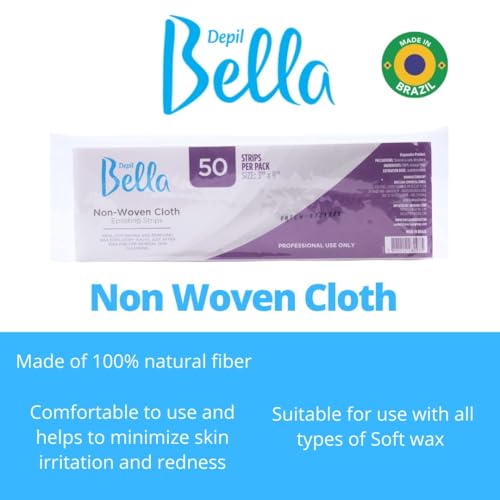 Depil Bella Honey & Propolis Roll-On Wax Kit 2.35 oz Pack of 9 for Sensitive Skin