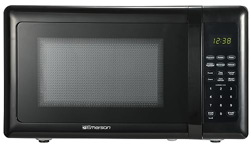 Emerson Compact Countertop Microwave Oven 0.7 Cu Ft 700W Black