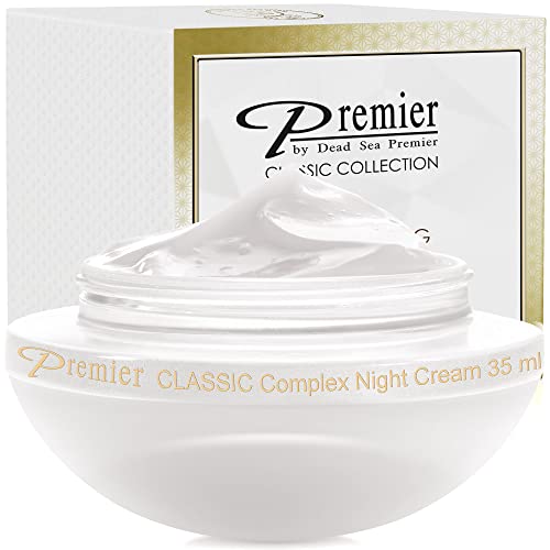 Anti-Aging Night Cream with Dead Sea Minerals & Vitamins E A - Nourishing 2.4oz