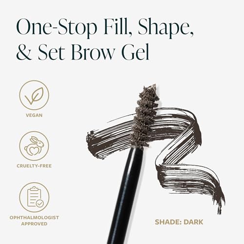 Guide Beauty Brow Moment Dark Brow Gel, 3-in-1 Eyebrow Shaping & Setting
