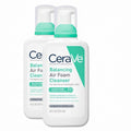 CeraVe Balancing Air Foam Face Wash - 8oz Pack of 2 - Gentle Foaming Cleanser for Combination Skin, Oil Control & Hydration