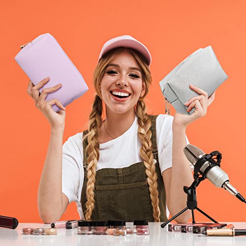 6-Piece Water-Resistant Makeup Bags Set - Portable Cosmetic Organizer for Travel & Daily Use