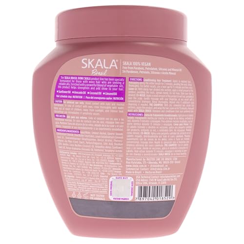 SKALA Dona 2-in-1 Hair Treatment & Leave-In Conditioner 6 Pack 35.3 oz Vegan Deep Hydration