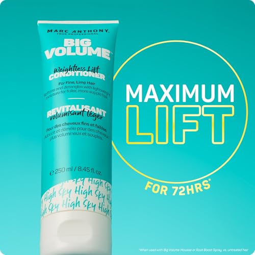 Marc Anthony Big Volume Conditioner, Weightless Moisture for Voluminous Hair