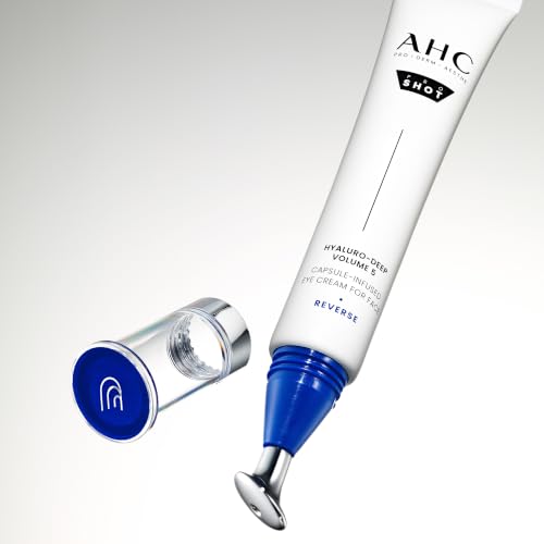 AHC Hyaluro-Deep Volume 5 Eye Cream - Hydrating Anti-Aging Skincare, 1.01 oz