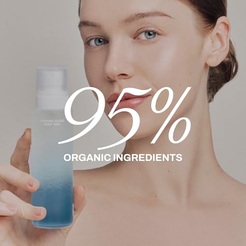 Organic Algae Body Mist 5.4oz - Hydrating Contouring Spray for Glossy Skin