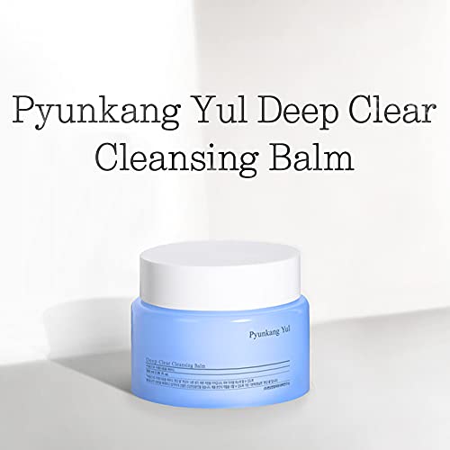 Pyunkang Yul PKY Deep Clear Cleansing Balm, All in One Facial Cleanser for Heavy Makeup Removal, Moisturized Finish with Plant Based Oil, Korean Skincare (3.38 Fl.Oz, 100ml)