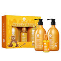 Manuka Honey Moisturizing Hair Care Set with Shampoo Conditioner & Serum - 12.39 Fl Oz (Pack of 3)