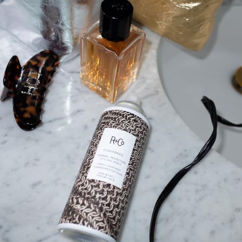 R+Co CHAINMAIL Thermal Protection Spray ? Heat Protectant for Hair, Strengthens & Smooths, All Hair Types