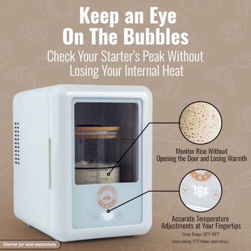 Cozy Bread Climate Cube Sour Starter Warmer & Cooler Jar System