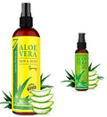 Seven Minerals Aloe Vera Spray & Travel Size Aloe Vera Gel - Organic Skin Care