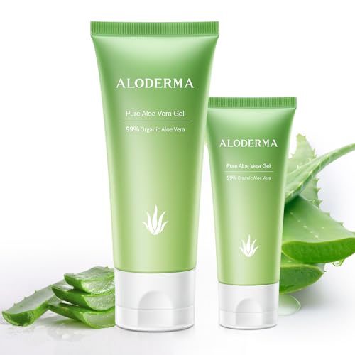 All Purpose Aloe Vera Gels Set - 2 Pieces - 114g Aloe Vera Gel & 45g Aloe Vera Gel Travel Size