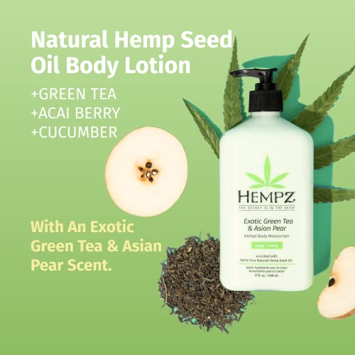 Exotic Green Tea & Pear Body Lotion - 17oz Pack of 2 - Nourishing Moisturizer