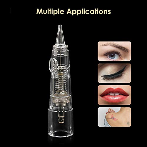 Sterilized Permanent Makeup Cartridge Needles 10PCS for Eyebrow Eyeliner Lip - BIOMASER