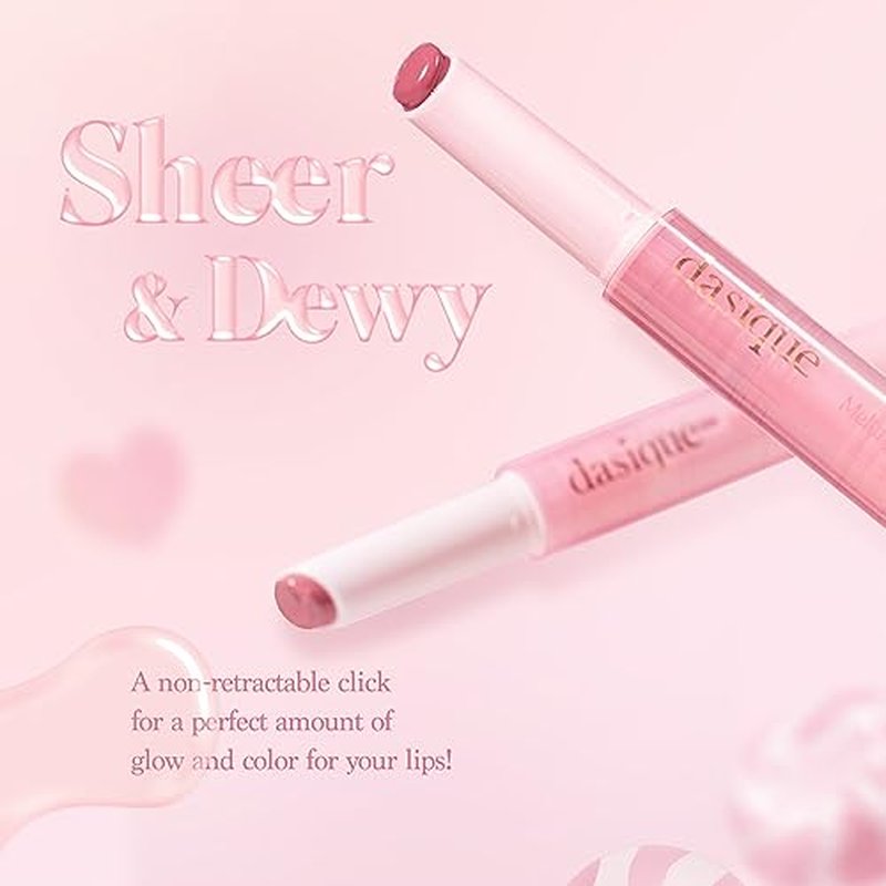 Dasique Melting Candy Balm (#04 Nudy Fig) | Glossy Balm | Moisturizing | For dry Lips | Vegan