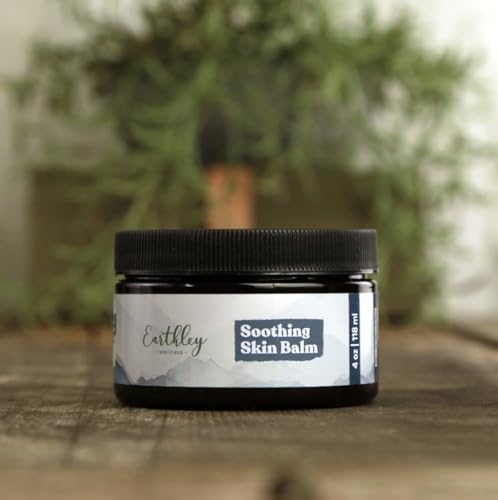 Earthley Wellness Soothing Skin Balm - Natural Moisturizer for Dry, Itchy Skin, Calendula & Mango Butter, 4 oz - Variation of THIS listing