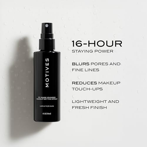 Makeup Setting Spray - Long-Lasting Hold, Minimizes Pores & Wrinkles, Oil-Free, 4 fl oz