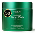 50 Count Pore Refining Toner Pads ? Glowing Facial Toning w/Niacinamide, Fermented Botanicals & Soluble Enzymes ? Hydrating Facial Pads for Daily Use, Smooth Skin Texture, All Skin Types, 4 fl oz