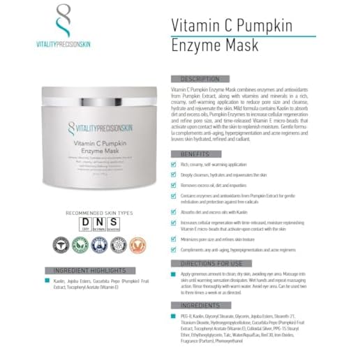Vitality Precision Skin Vitamin C Pumpkin Enzyme Mask