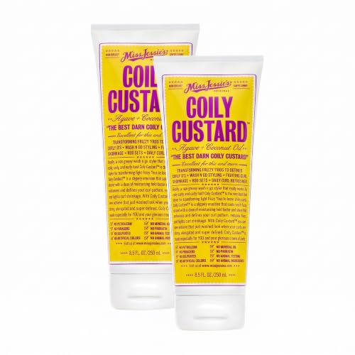 Miss Jessie's Coily Custard Unisex Curl Styling Emulsion 8.5 oz Pack of 2