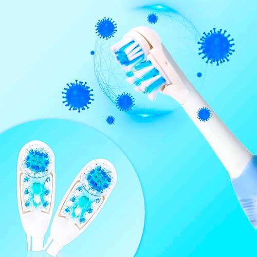 Tang Zhan 16 Pcs Electric Toothbrush Replacement Heads for Braun Oral B Cross Action