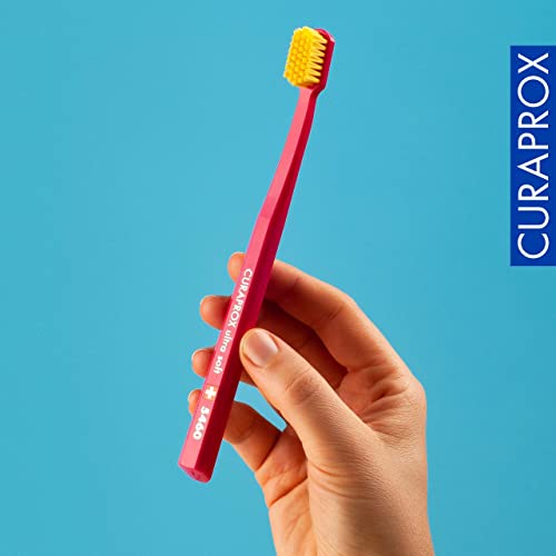 Curaprox CS 5460 Ultra-Soft Toothbrush 3-Pack - Turquoise, Light Blue, Magenta