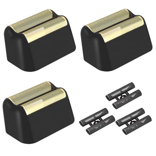 Black Replacement Foil and Cutter Bar Assembly for Wahl 5 Star Shaver - 3 Pack