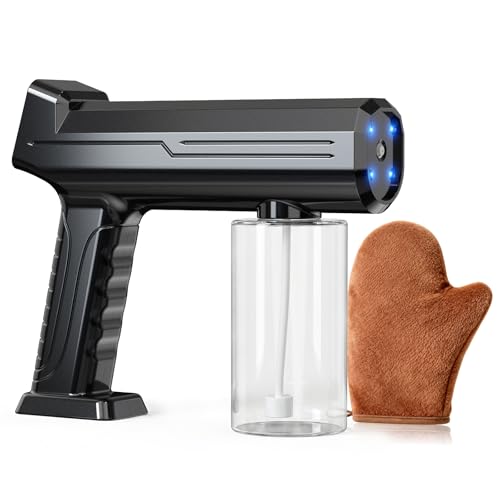 Cordless Home Spray Tan Machine 300ml - Handheld Tanning Spray Gun Kit with Black Variation