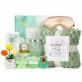 Self Care Gift Set for Women - Blanket, Tumbler, Spa & Relaxation Items