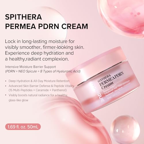 PDRN Firming Face Cream ? 10,000ppm Salmon DNA Hydrating Face Moisturizer for Skin Barrier Repair, 1.69 fl oz (50ml)