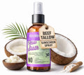 Reef Safe Mineral Sunscreen Spray SPF 30 with Beef Tallow & Zinc Oxide