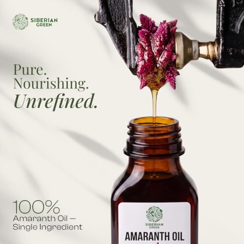 Siberian Amaranth Oil - 100% Natural Cold Pressed Vegan Food Grade 100ml