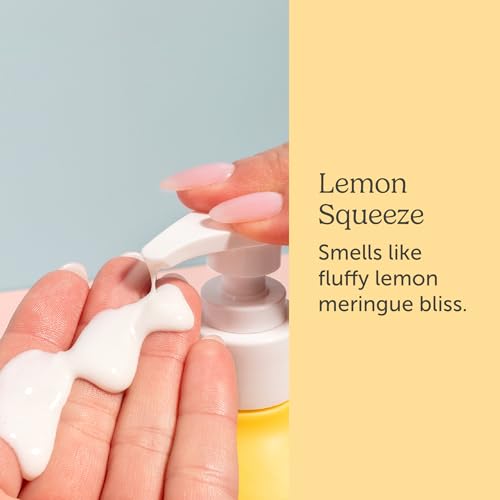 Lemon Squeeze Exfoliating Hand Wash with Shea Butter & Volcanic Pumice - Vegan, Rejuvenating, Hand Scrub - Nectar Life