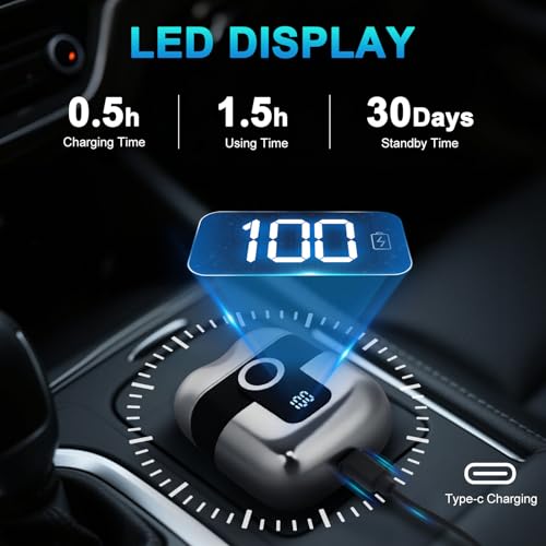Electric Shaver for Men, 2026 New Painless Portable Dual Head Pocket Travel Electric Shavers, Waterproof Wet Dry Cordless Electric Razor