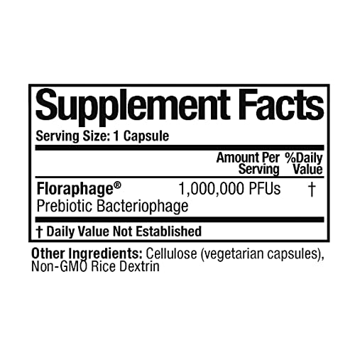 Arthur Andrew Medical, Floraphage, Prebiotic Formula and Probiotic Multiplier, 30 Capsules
